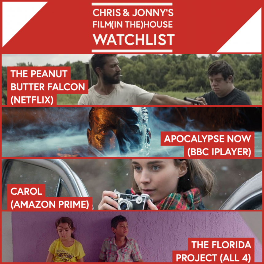 Chris & Jonny’s Filmhouse Watch List 21/08/2020