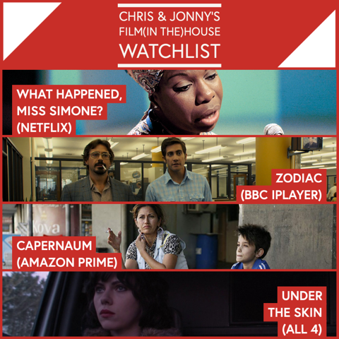 Chris & Jonny’s Filmhouse Watch List 18/09/2020
