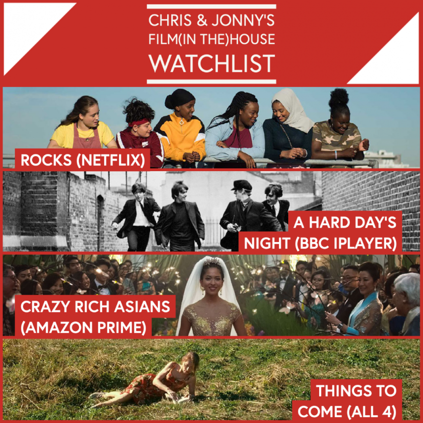 Chris & Jonny’s Filmhouse Watch List 16/10/2020