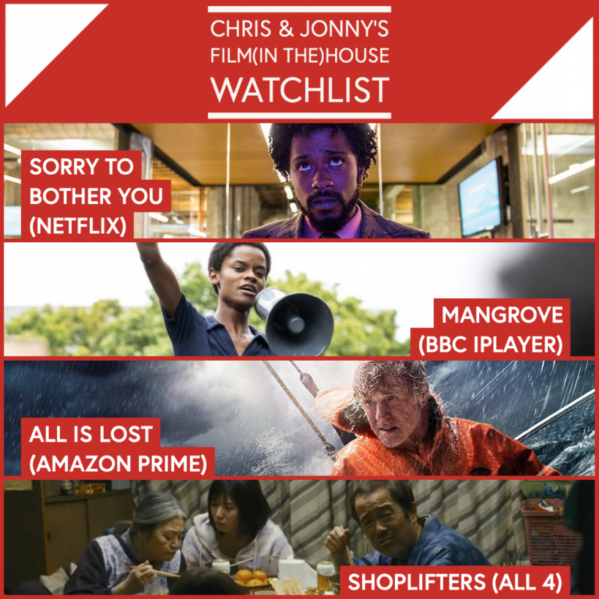 Chris & Jonny’s Filmhouse Watch List 20/11/2020