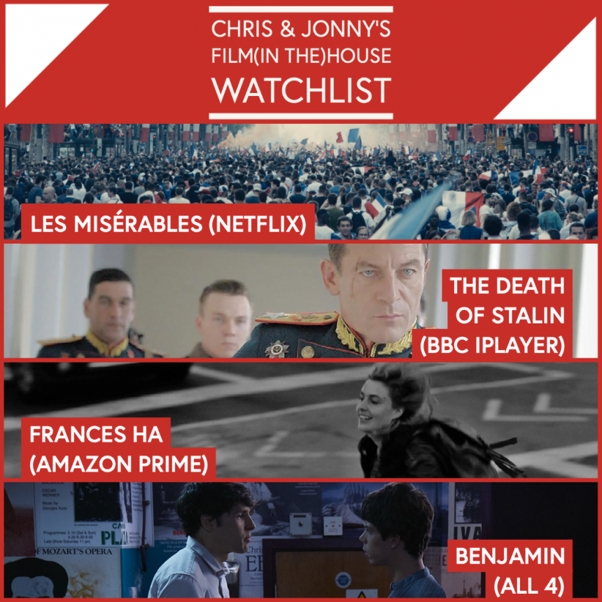 Chris & Jonny’s Filmhouse Watch List – 22.01.21